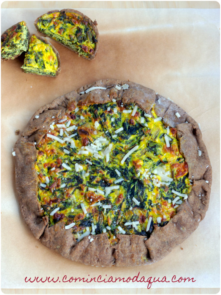 Crostata di bietole e porri da SIX SEASON Cominciamo da Qua
